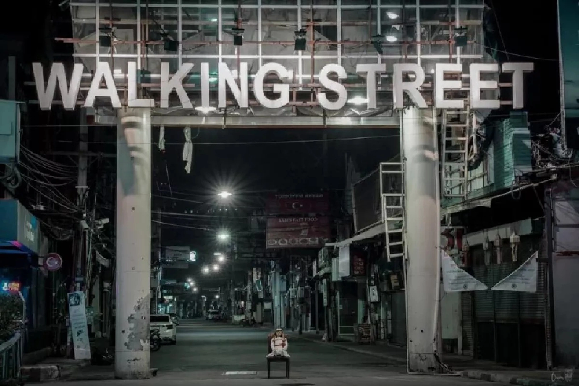 Quiet Pattaya turns creepy for a night