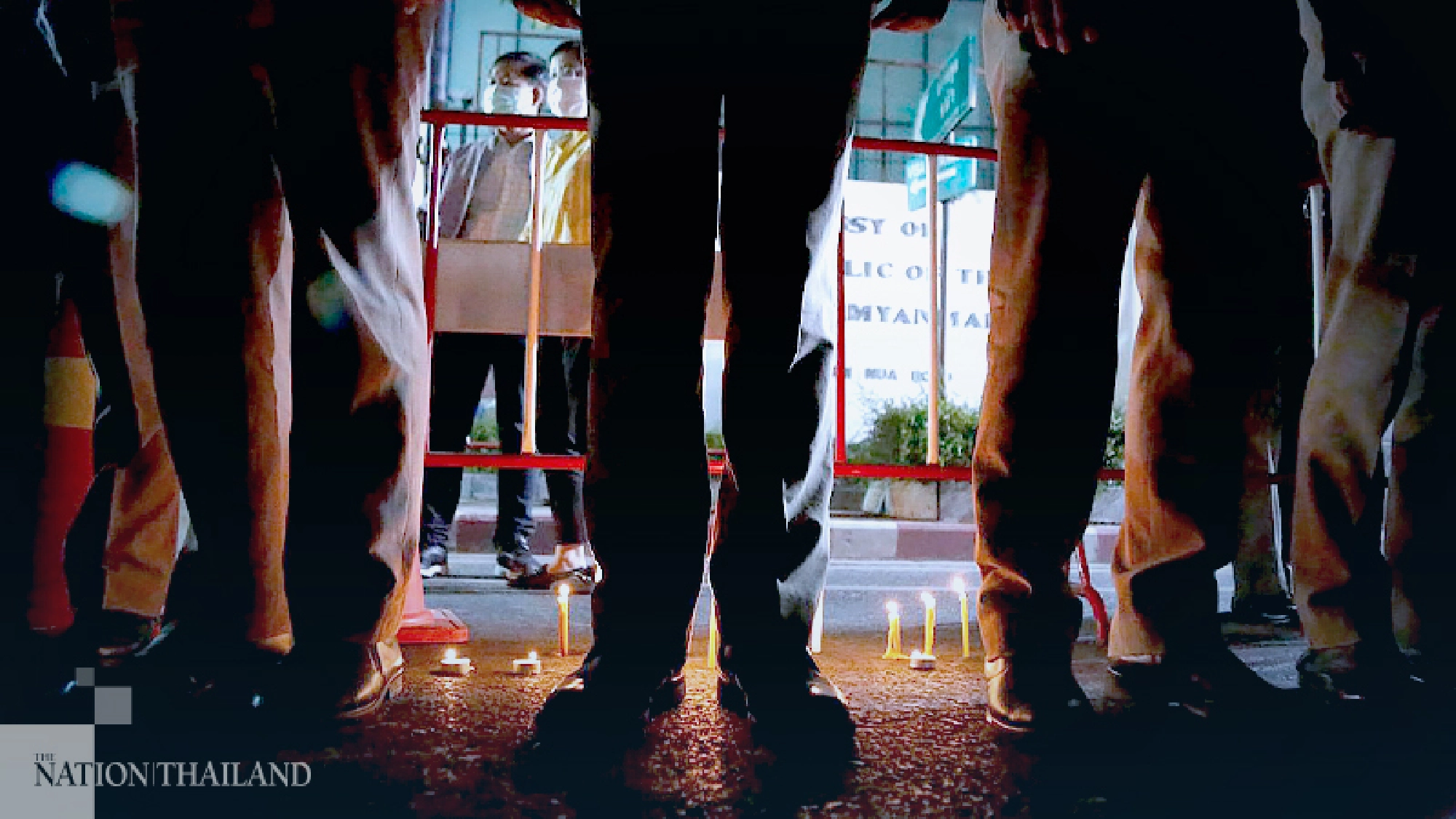 Bangkok protesters ‘light up Myanmar’ after Monday’s coup 