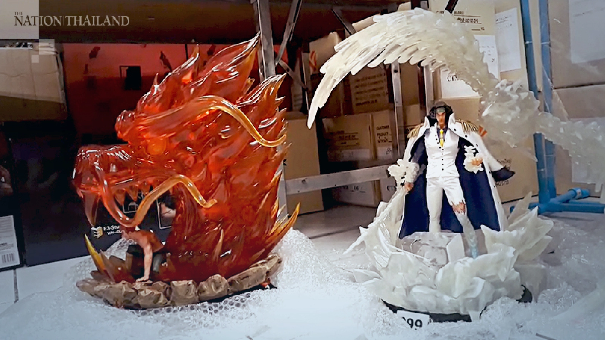 Cartoon character models seized in drug cases auctioned off 