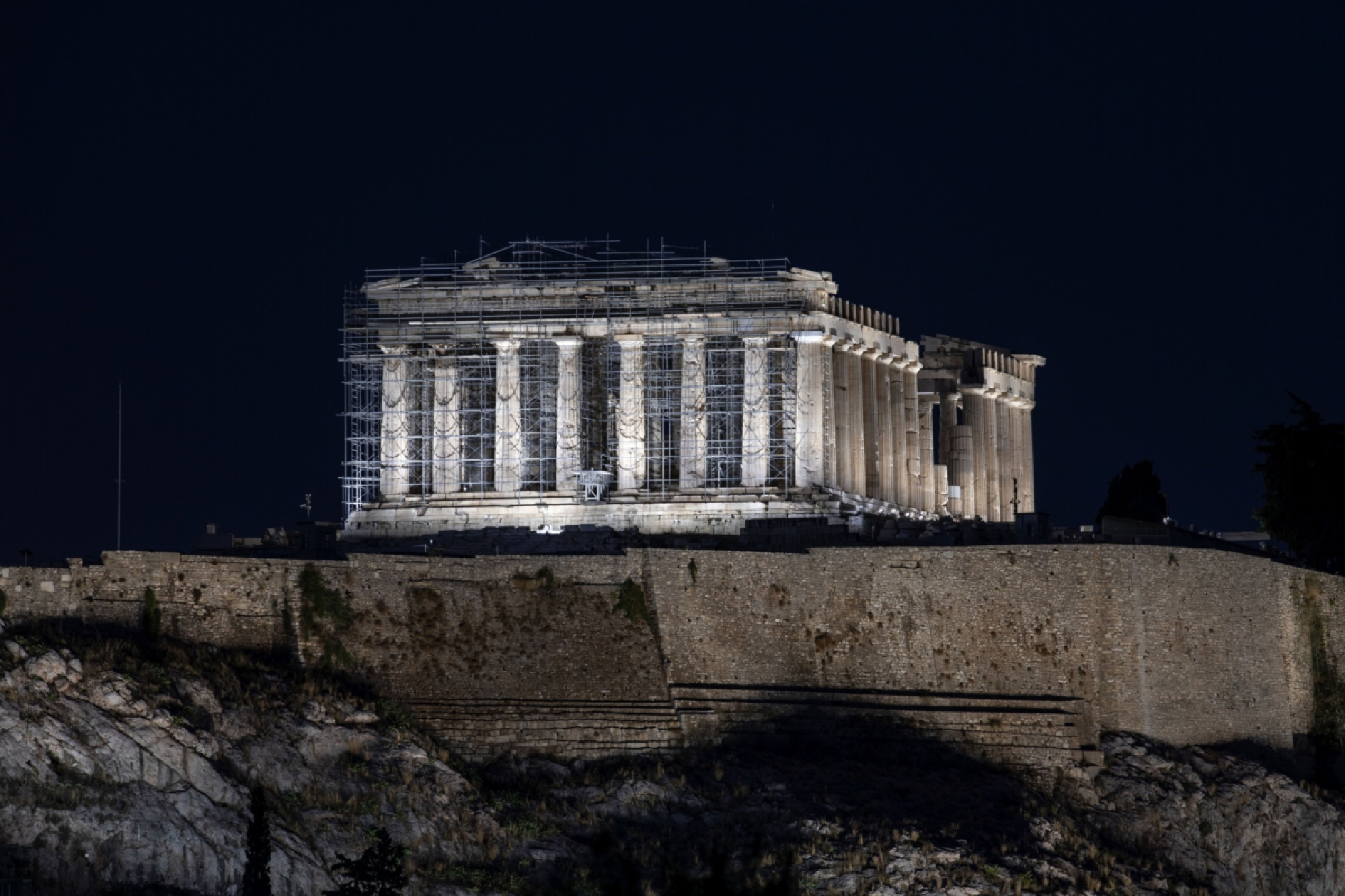 The temple of the Parthenon in Athens, Greece, Oct. 4, 2020. MUST CREDIT: Bloomberg photo by Yorgos Karahalis.