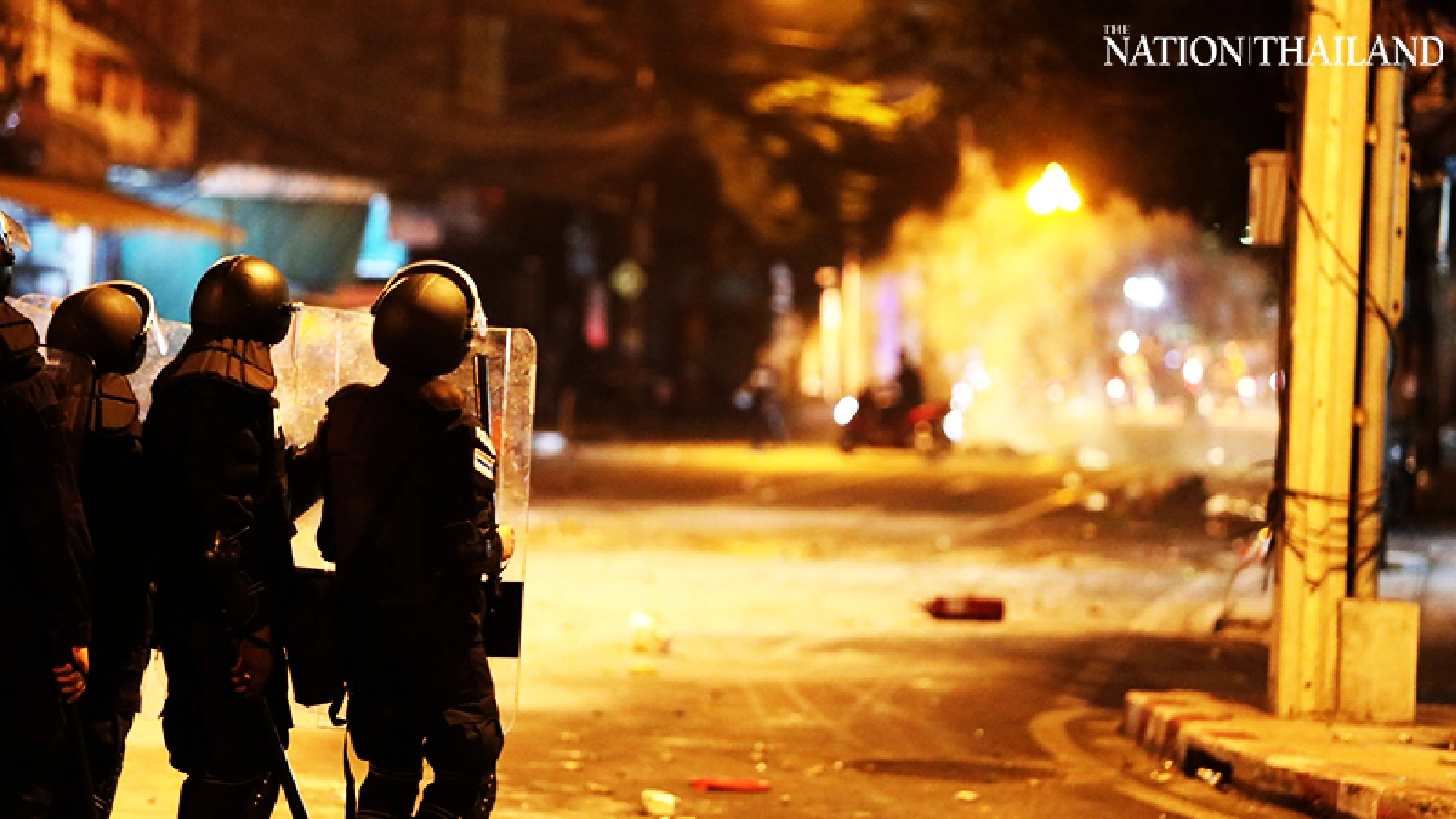 22 protesters detained after multiple clashes with police during pro-democracy protest