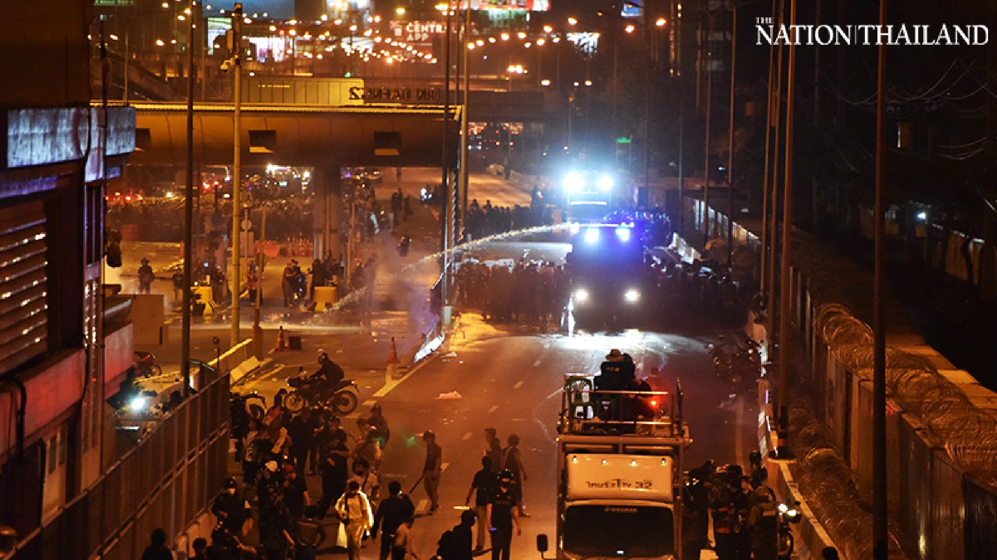 22 protesters detained after multiple clashes with police during pro-democracy protest