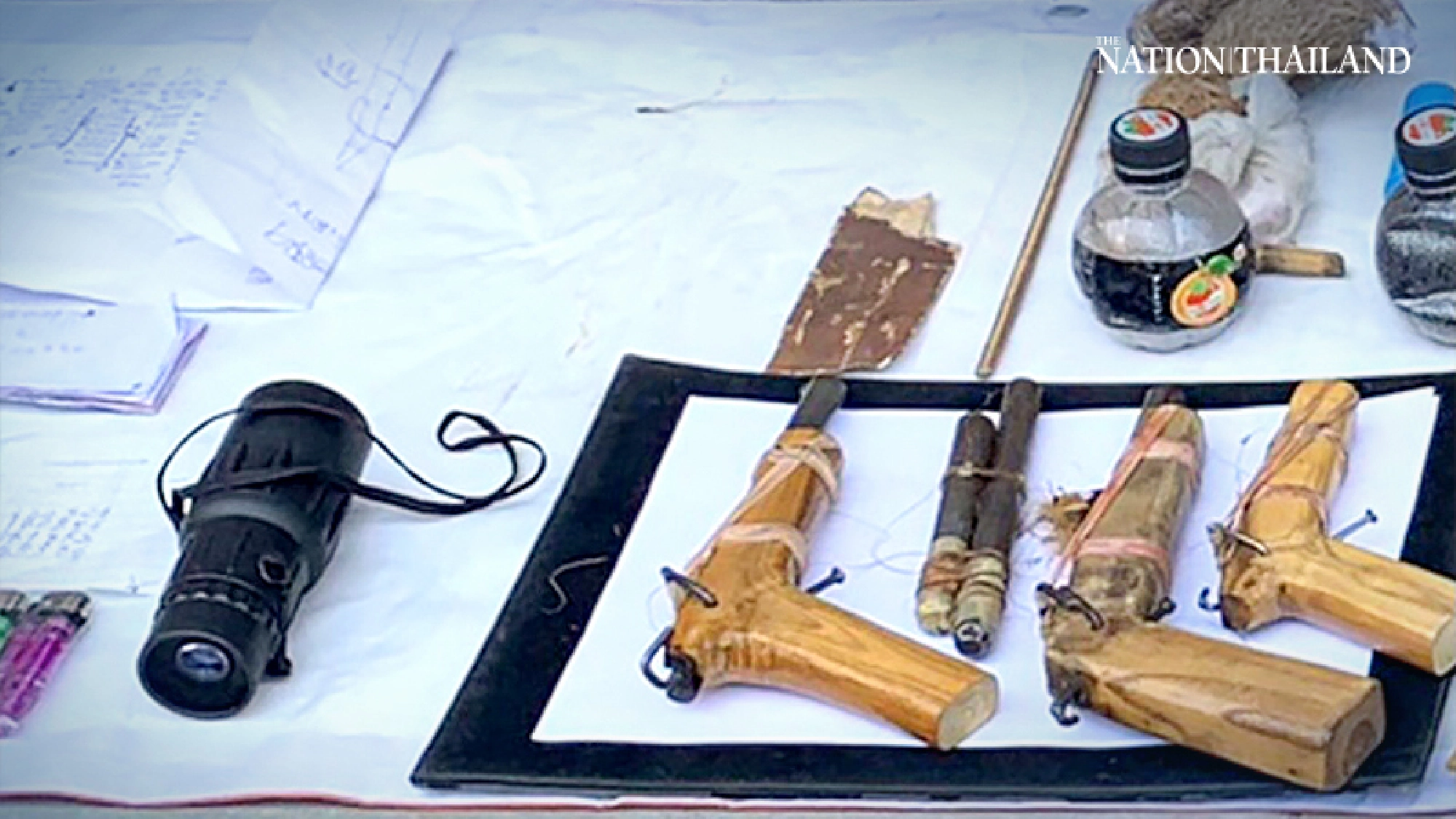 Man caught carrying 18 pipe bombs, 3 guns in Bangkok