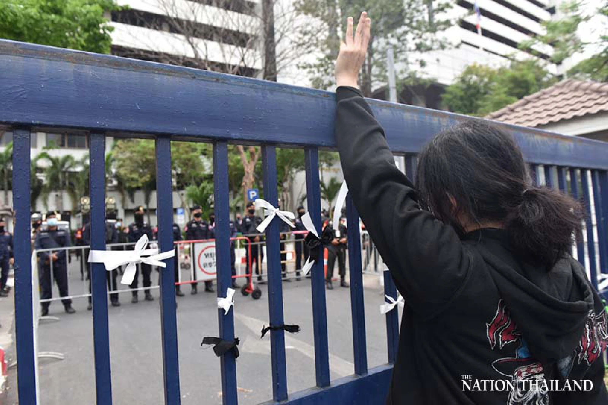 Protesters hold mock funeral for justice after leaders jailed