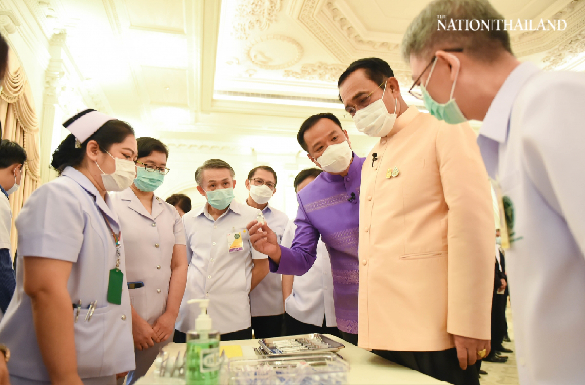 PM and 15 ministers get vaccinated before Cabinet meeting