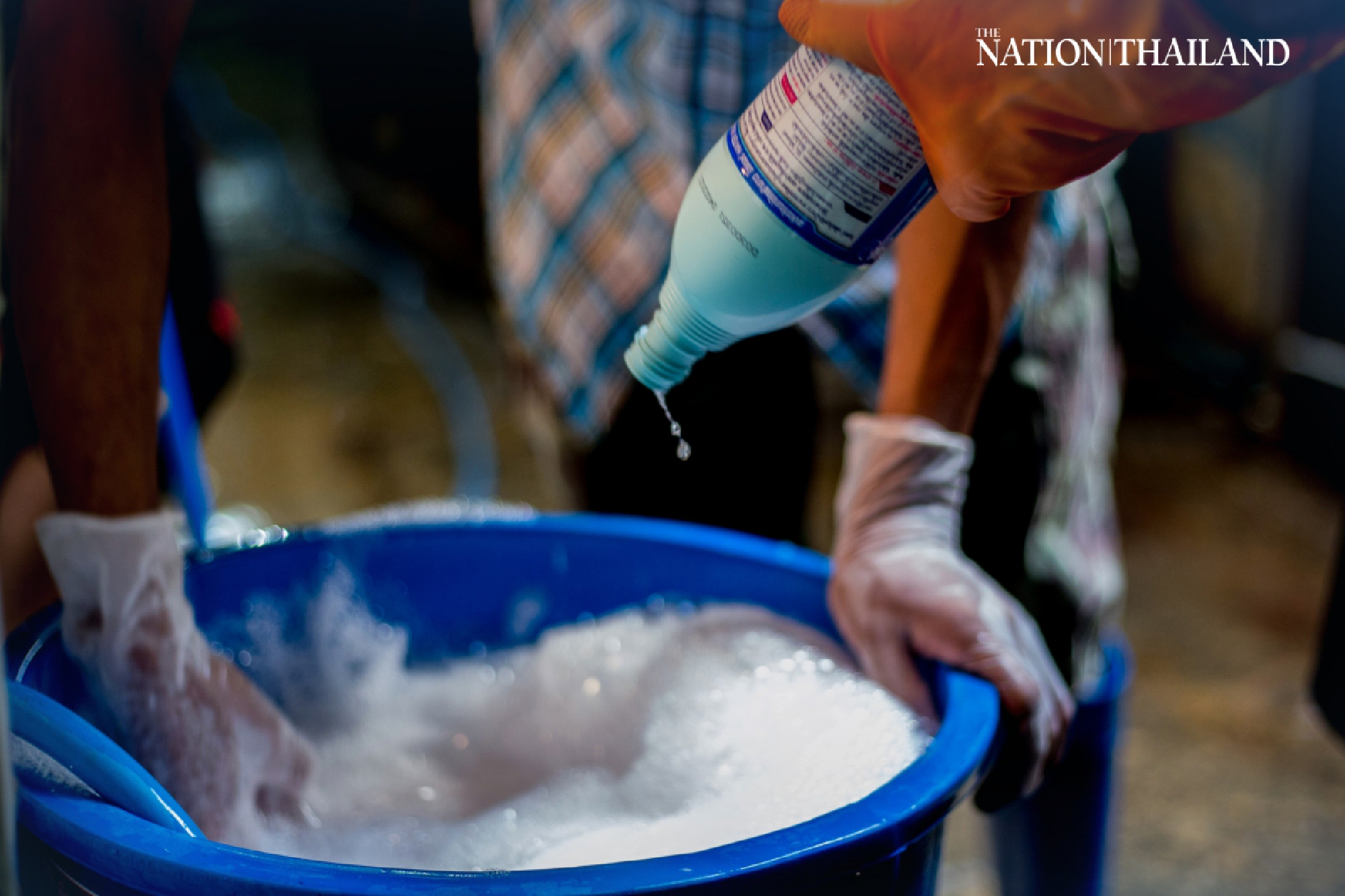 Cleaning-up operation at six Bangkok markets to contain Covid-19 outbreak