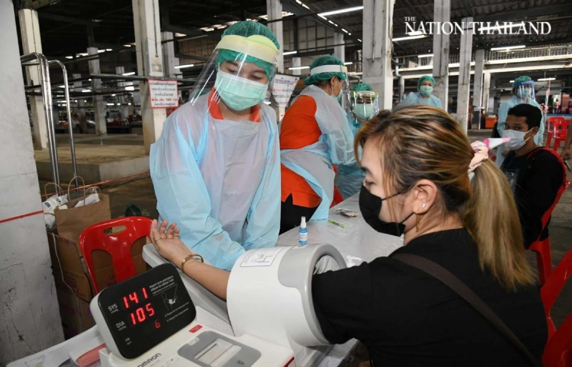Covid shots rollout kicks off in Bang Khae market