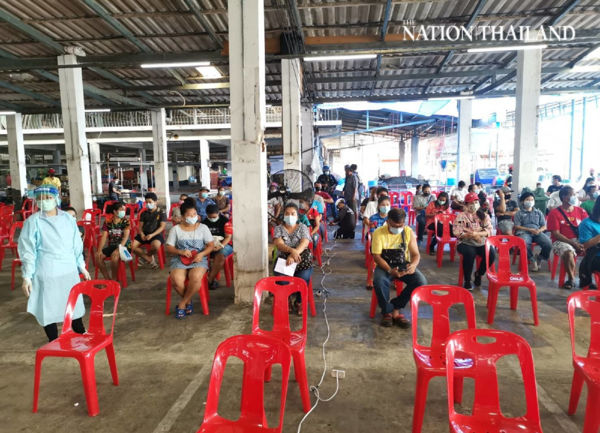 705 people get their first Covid jab in Bang Khae