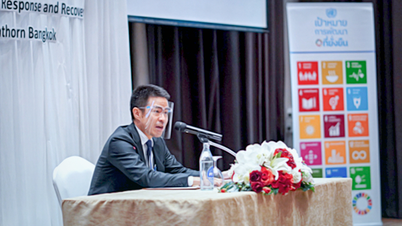 Fumihiko Goto, Counsellor and Deputy Permanent Representative to ESCAP, Embassy of Japan in Bangkok.