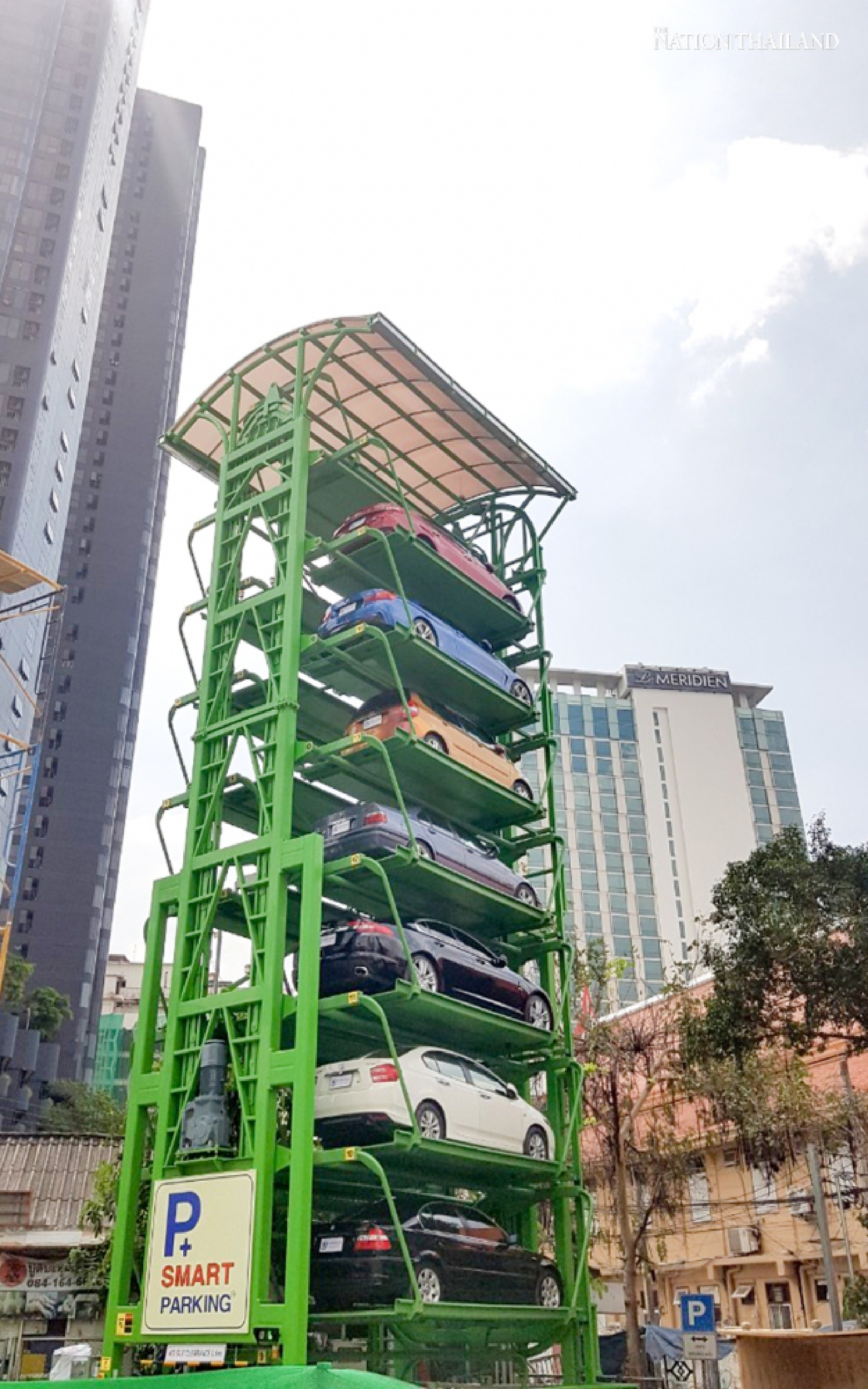 Bangkok gets its first automated parking lot