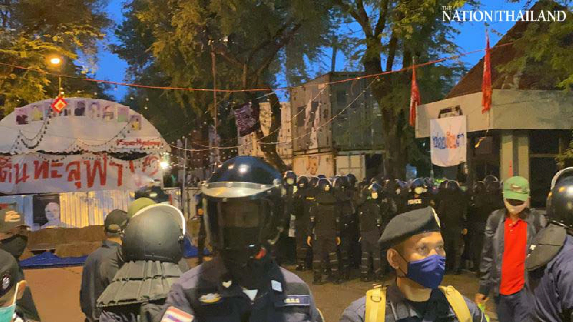 Protesters camping near Government House arrested