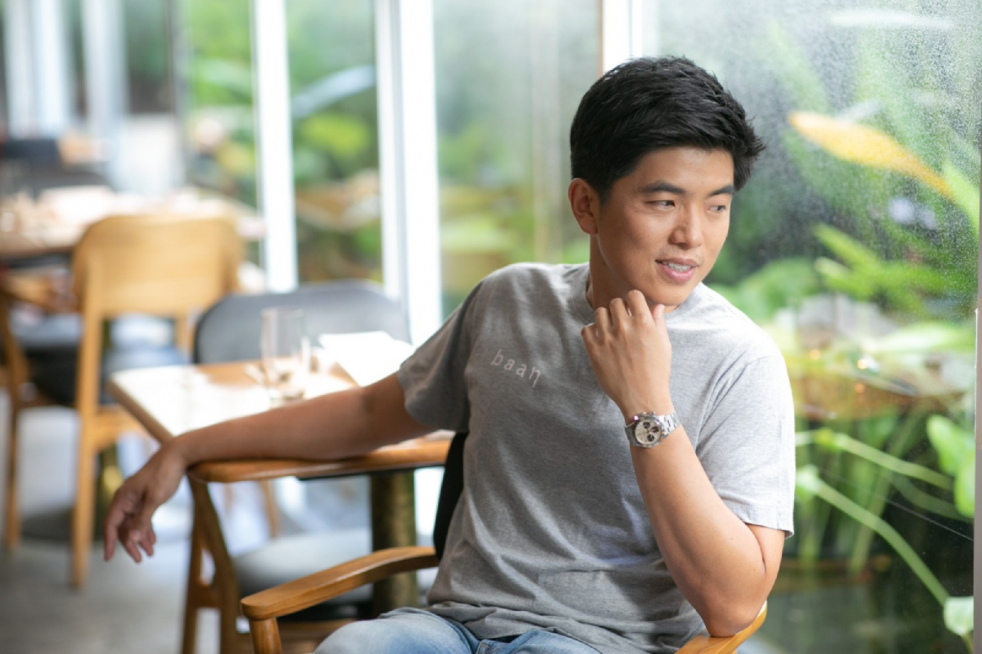 ‘Chef Ton Thitid Tassanakajohn’ of LeDu restaurant, the first Thai chef who won 4th place award from Asia's 50 Best Restaurants 2021.