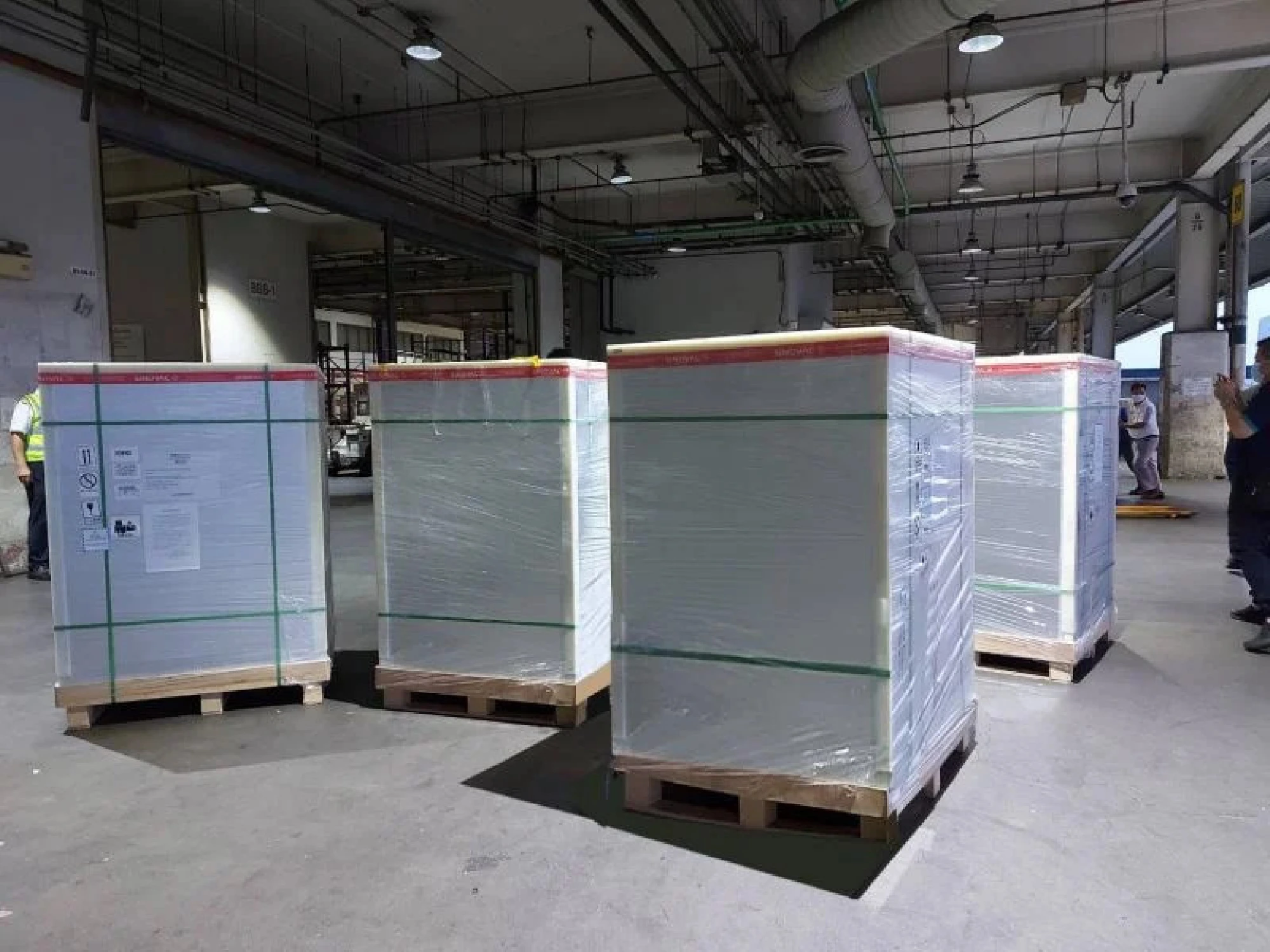 1 million doses of Sinovac vaccine arrive