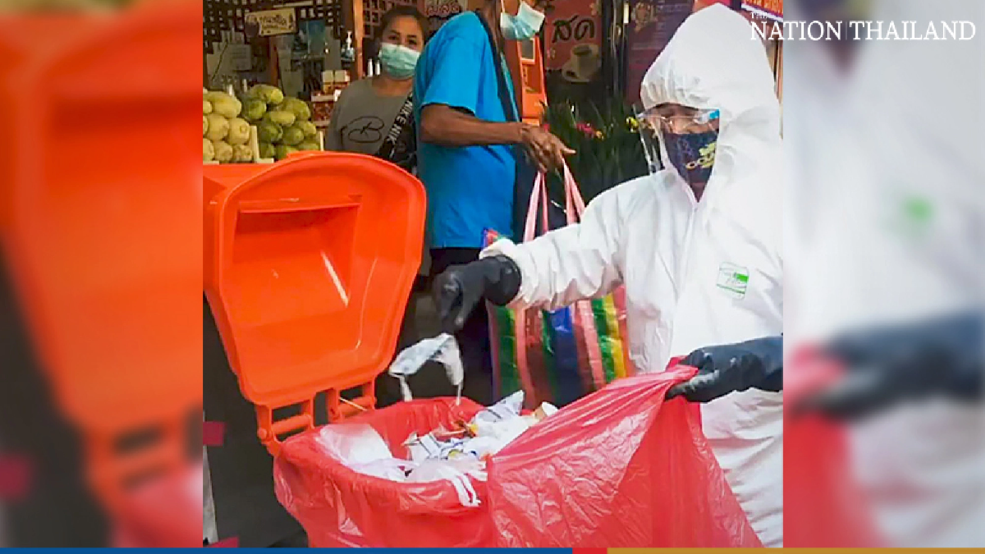 Bangkok deploys public biohazard bins to tackle daily mountain of used