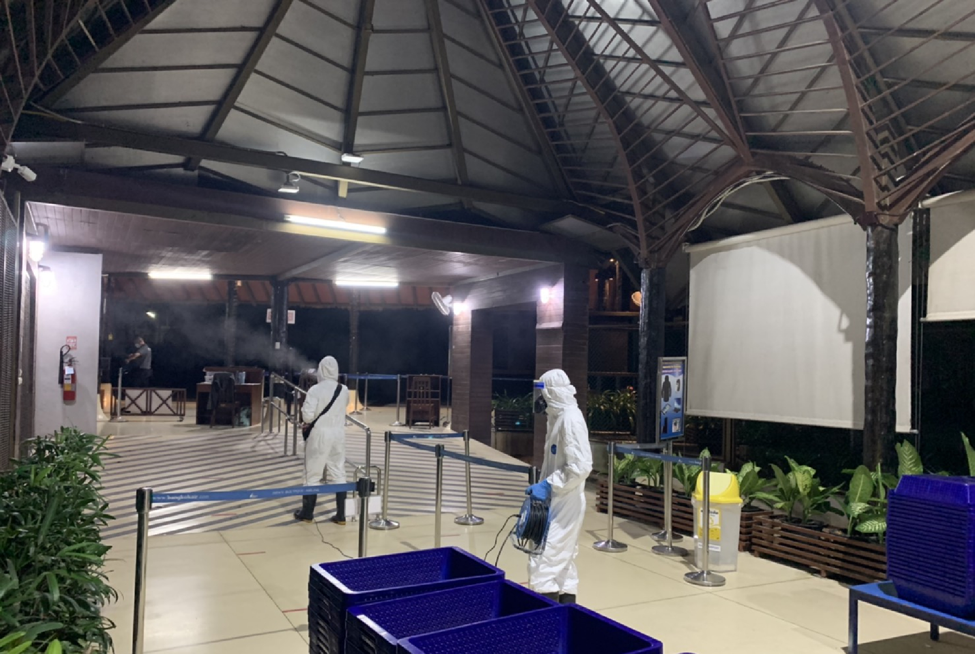 Bangkok Airways Pcl, as well as airports under its management, are continuing to strictly implement hygienic measures to prevent the spread of Covid-19, the company said.