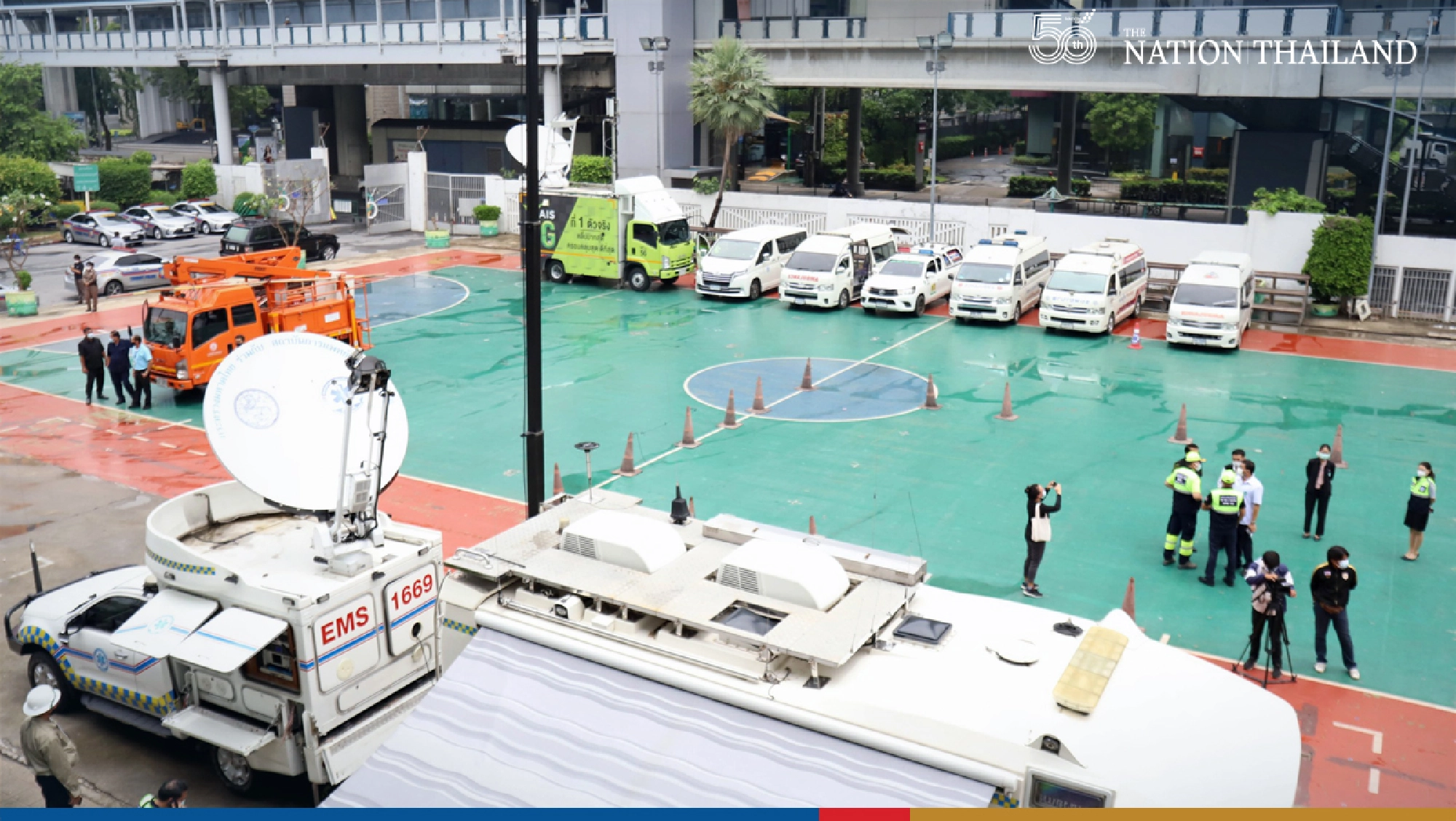 Part of Bangkok’s National Stadium devoted to Covid patients
