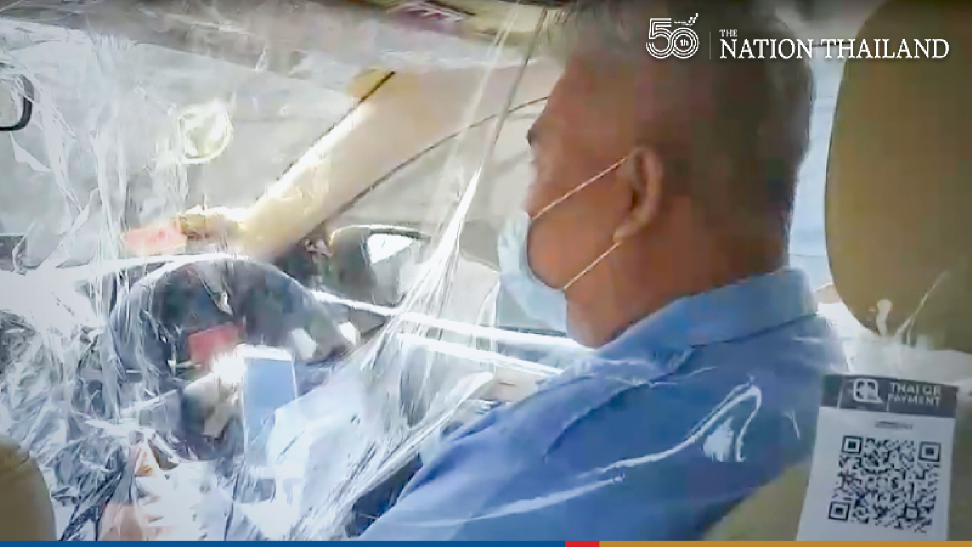 Bangkok cabbie finds perfect way of protecting himself