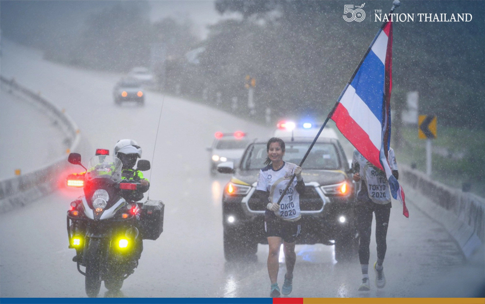 Thai flag edges towards Olympics as relay runners hit finishing straight