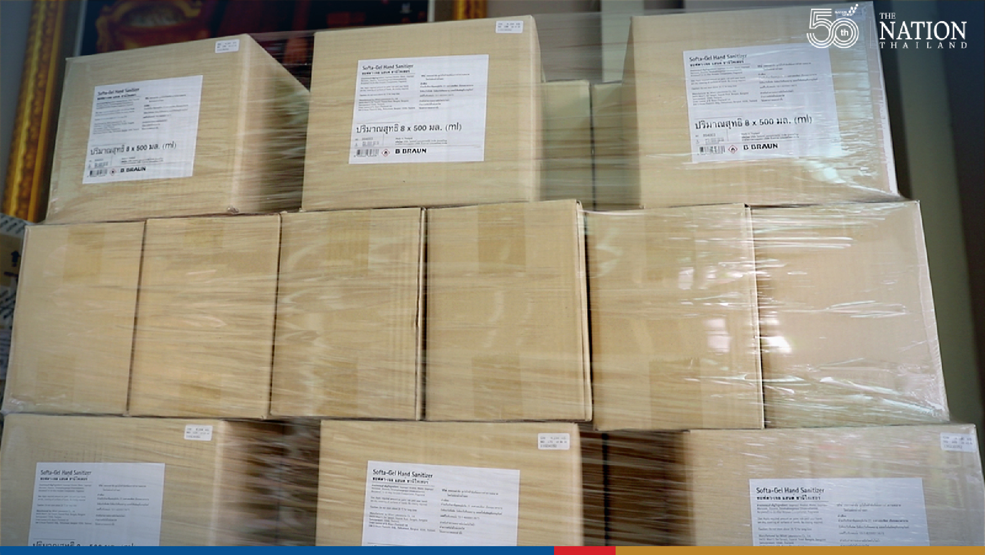 Thailand and Germany join hands to provide alcohol gel to healthcare workers during the COVID-19 crisis