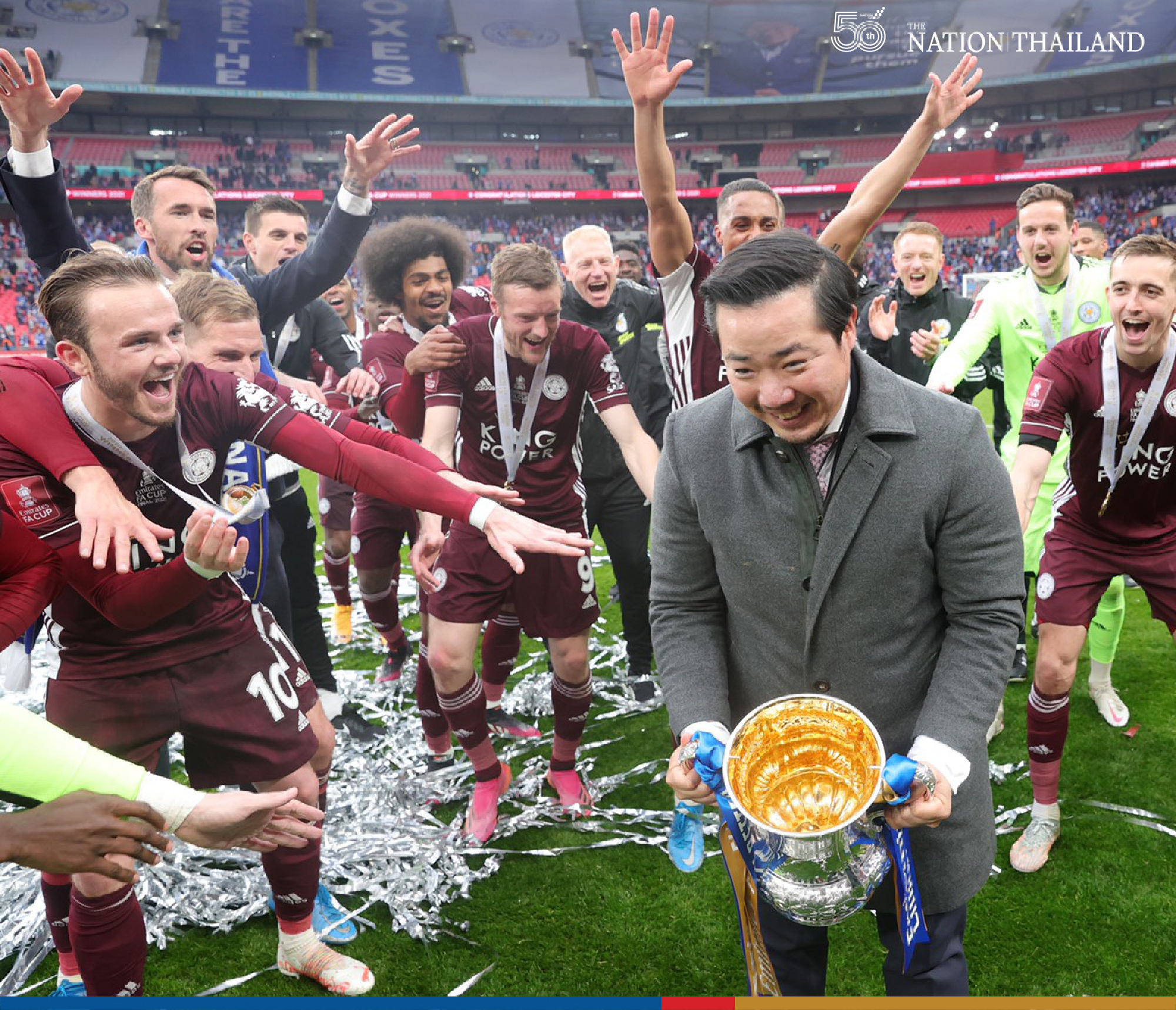 On Top of the world as Aiyawatt is lauded for his role in Leicesters triumph