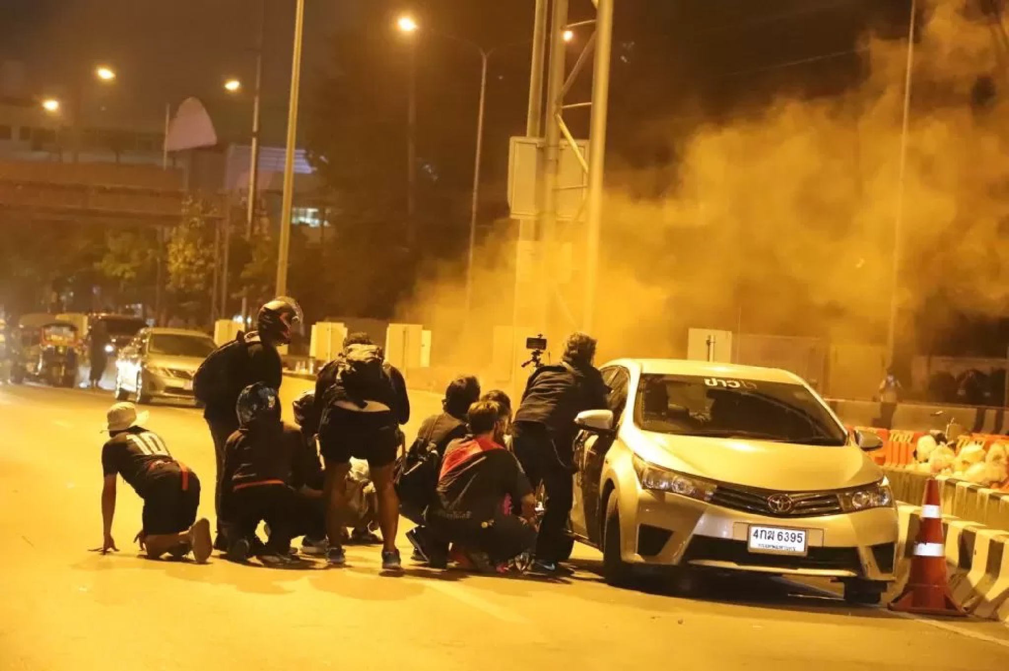 Dramatic shots of pro-democracy protests win Thai press freedom contest