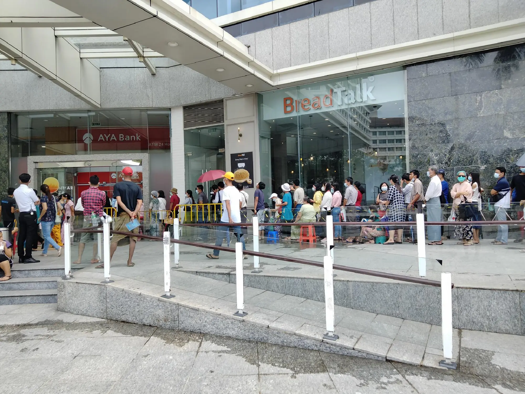 Cash & bank woes in Myanmar