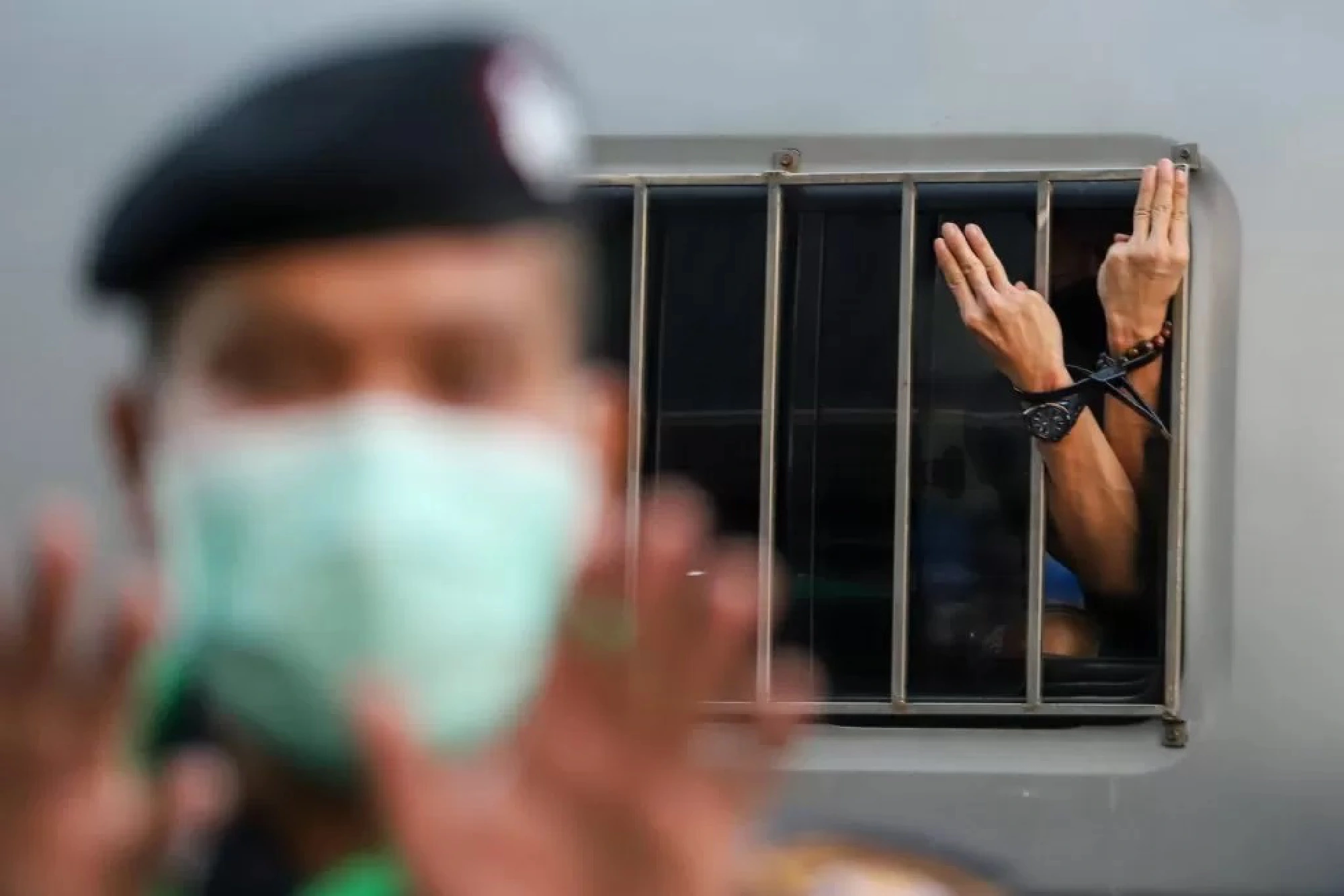 Dramatic shots of pro-democracy protests win Thai press freedom contest