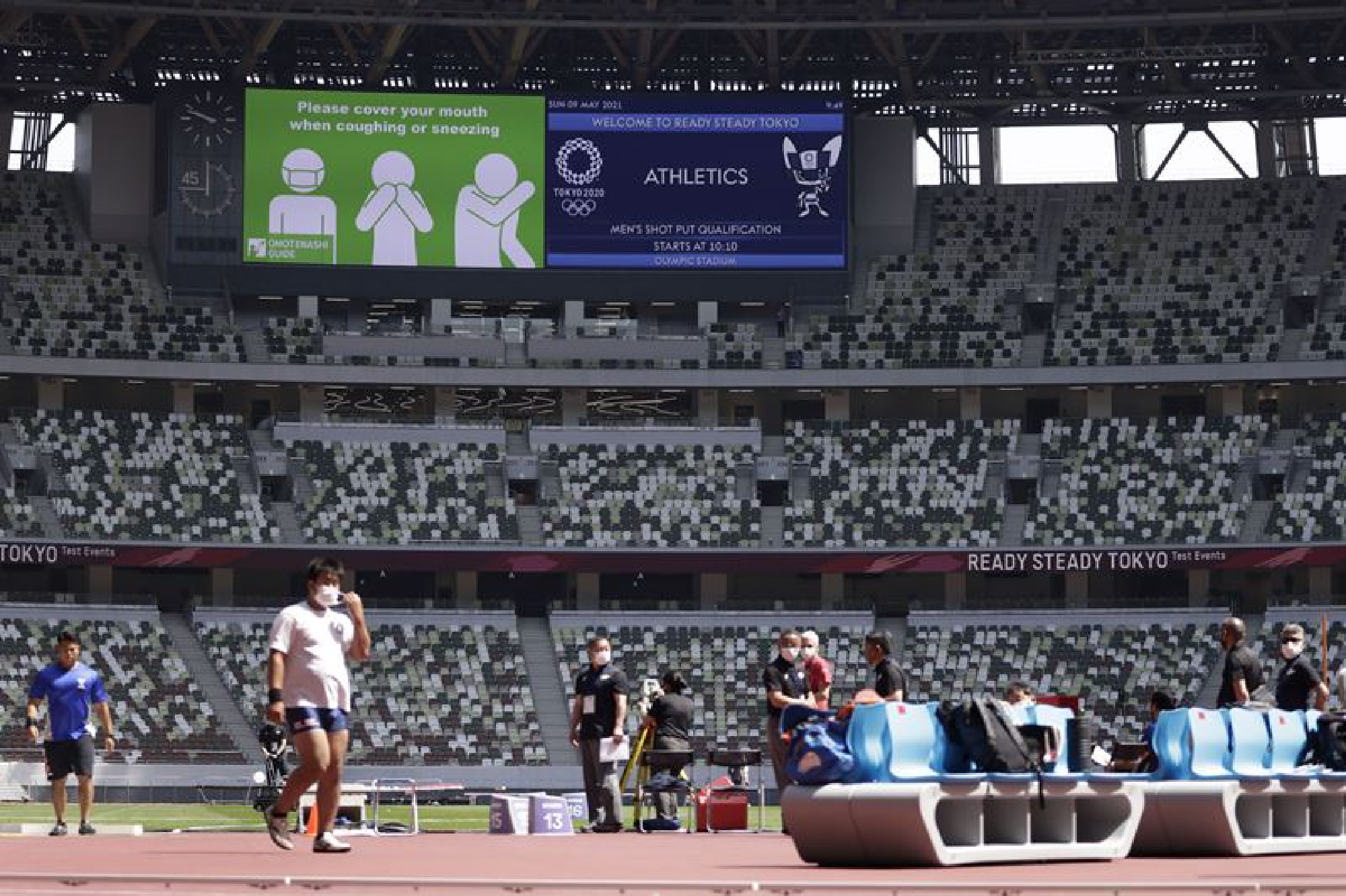 Tokyo gives a taste of what Covid era Olympic games will be like