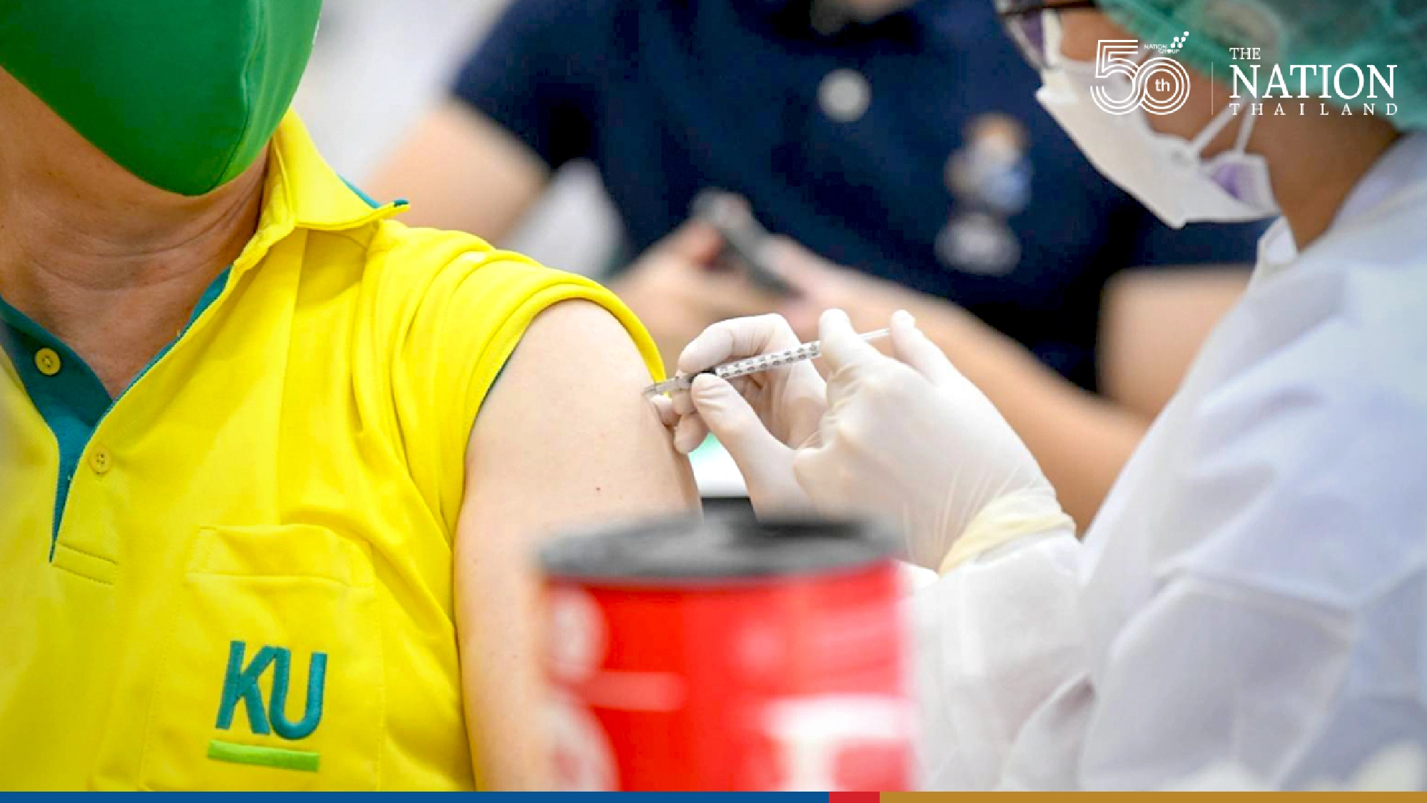 Kasertsart Universitys vaccine centre for staff up and running