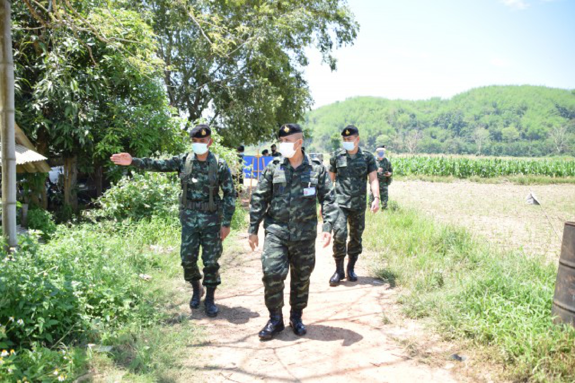 Border forces tighten patrol as entertainment venue in Myanmar reopens