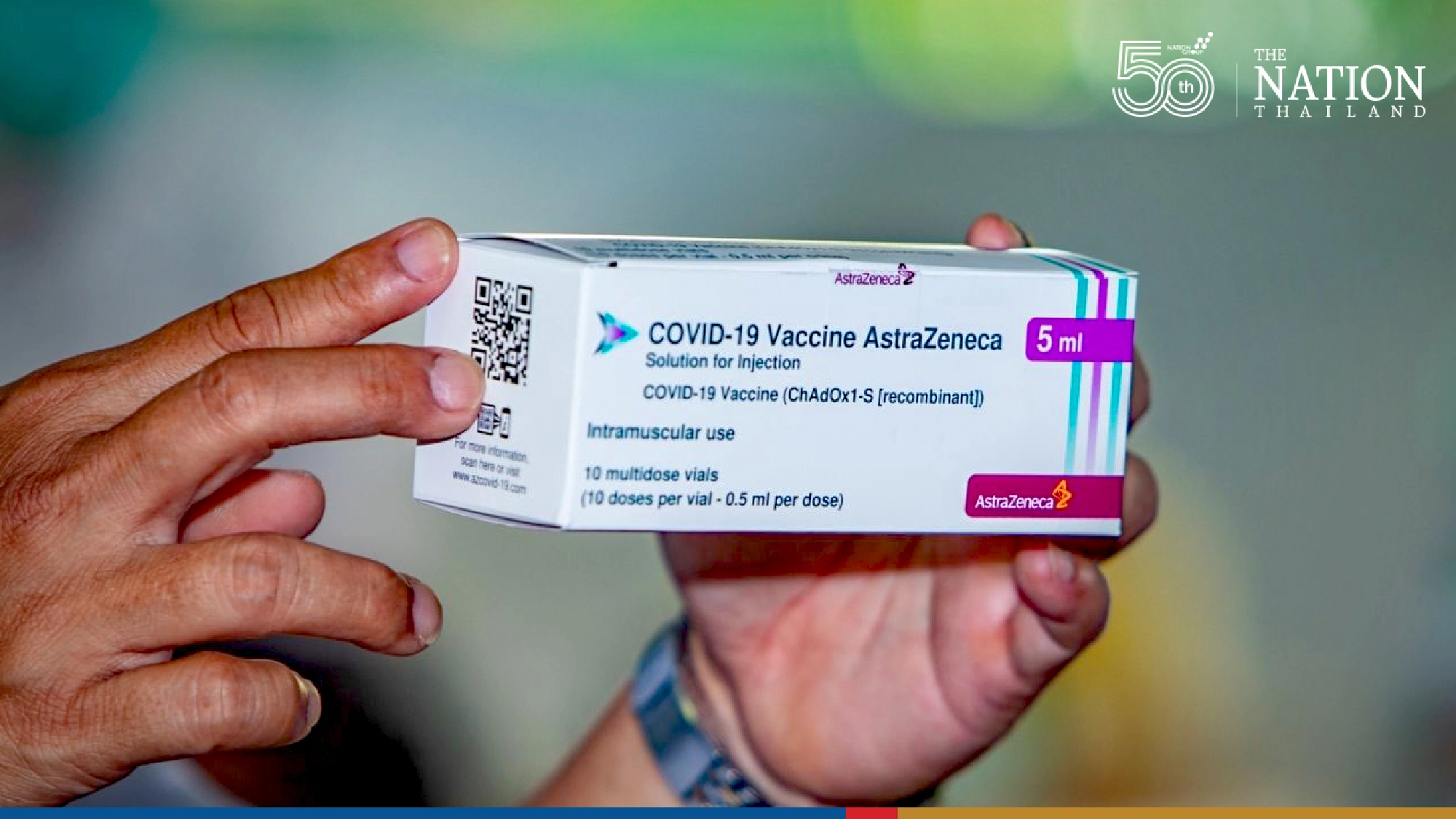 Nonthaburi resident becomes first recipient of locally made AstraZeneca vaccine