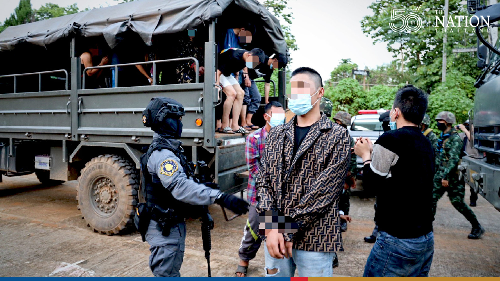 53 foreigners nabbed in Mae Hong Son for running fake investment call centre