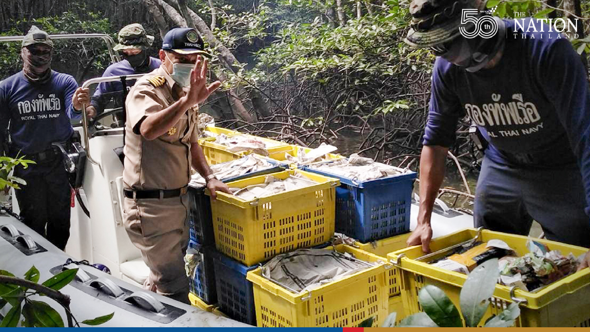 Over a tonne of heroin, ‘ice’ found in swamp on Thai-Malaysia border