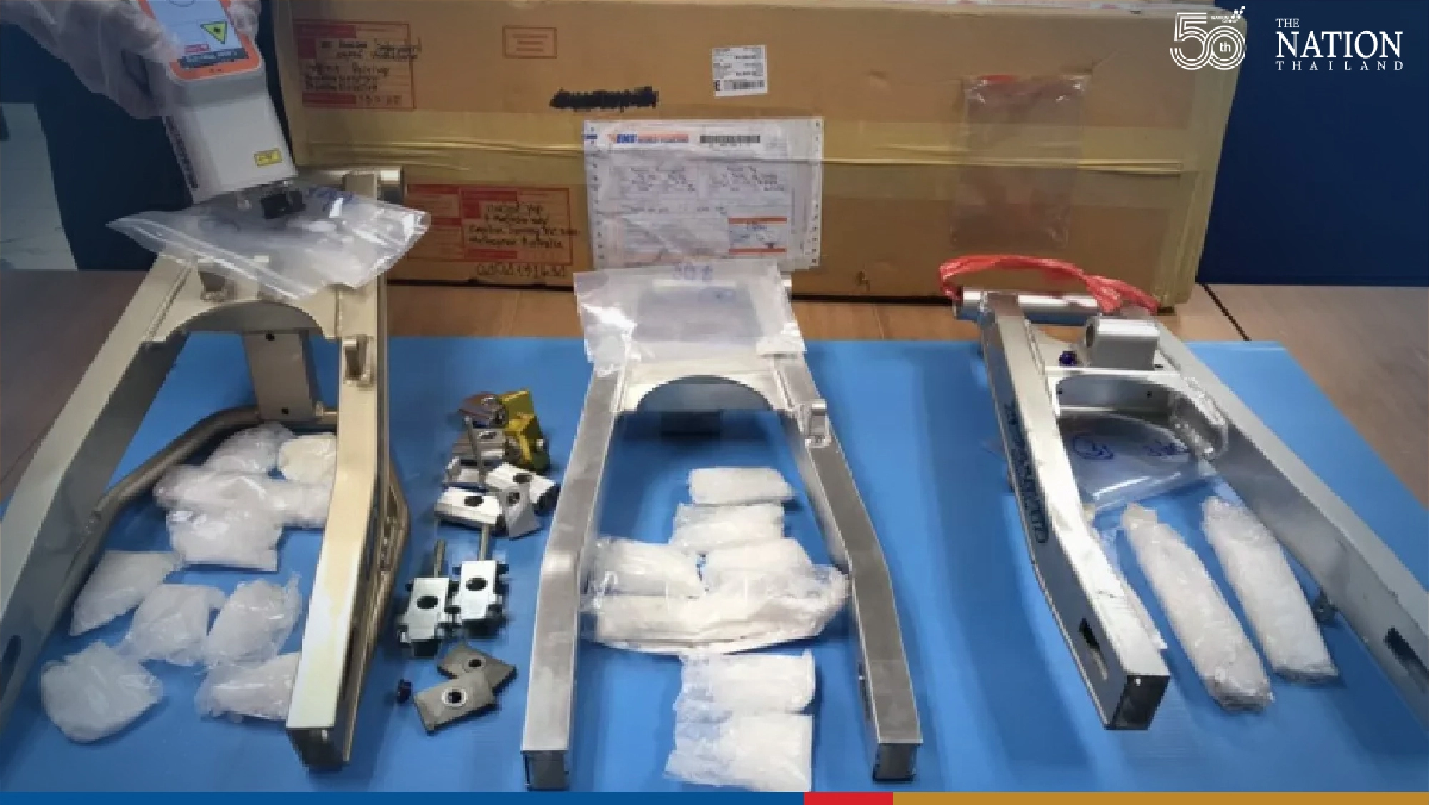 Parcel of ‘Ice’ bound for Australia intercepted at Suvarnabhumi