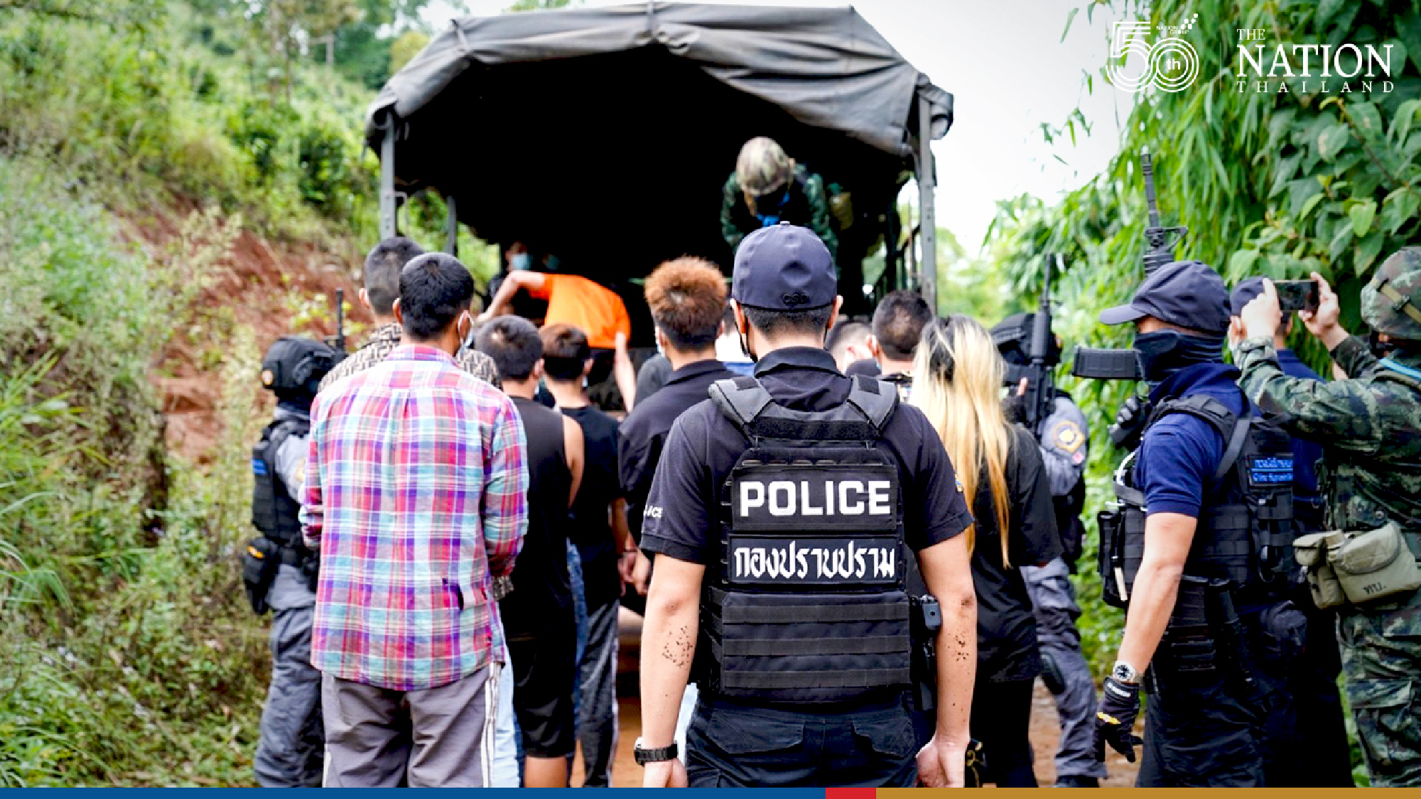 53 foreigners nabbed in Mae Hong Son for running fake investment call centre