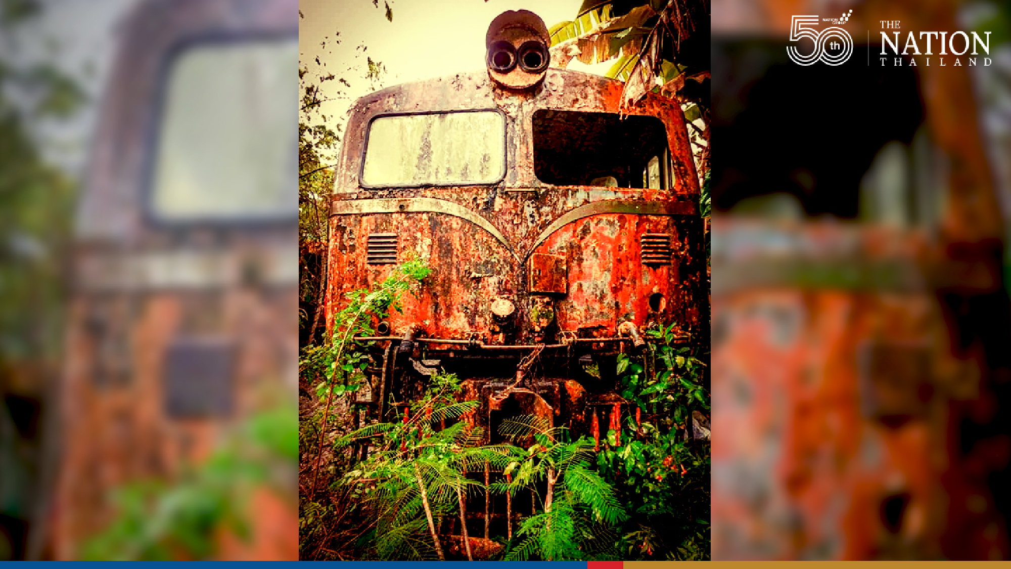 Relics of Thai railway history retrieved from the jungle