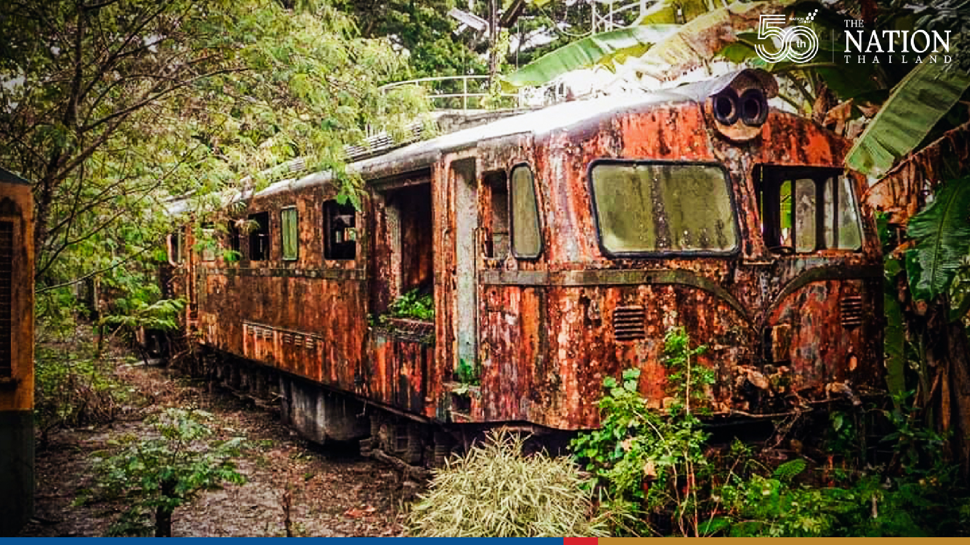 Relics of Thai railway history retrieved from the jungle