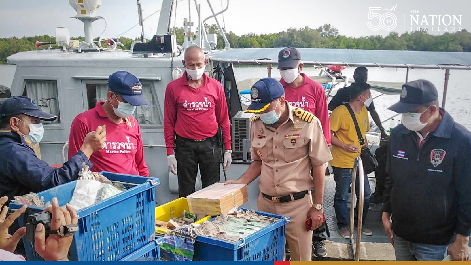 Over a tonne of heroin, ‘ice’ found in swamp on Thai-Malaysia border