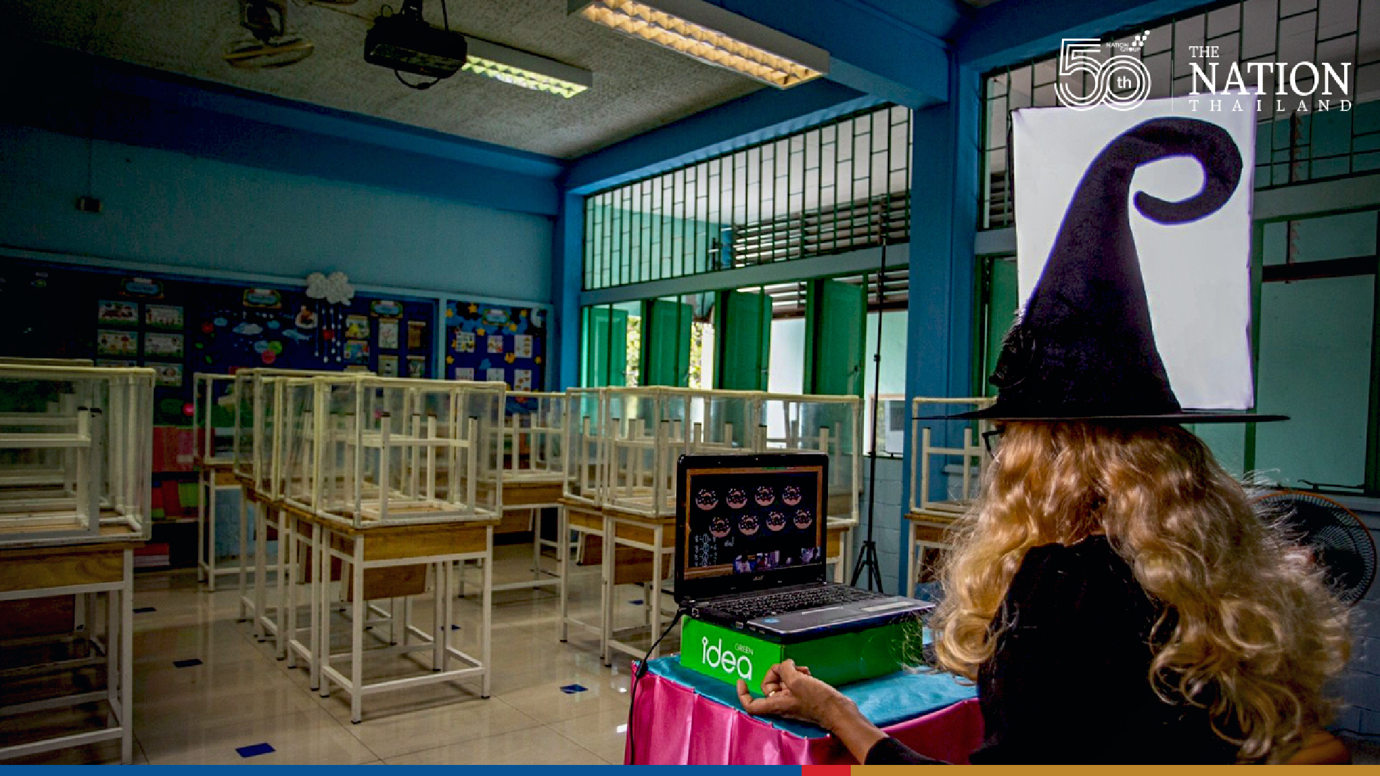 How teachers in a Bangkok school are catching the fancy of online students