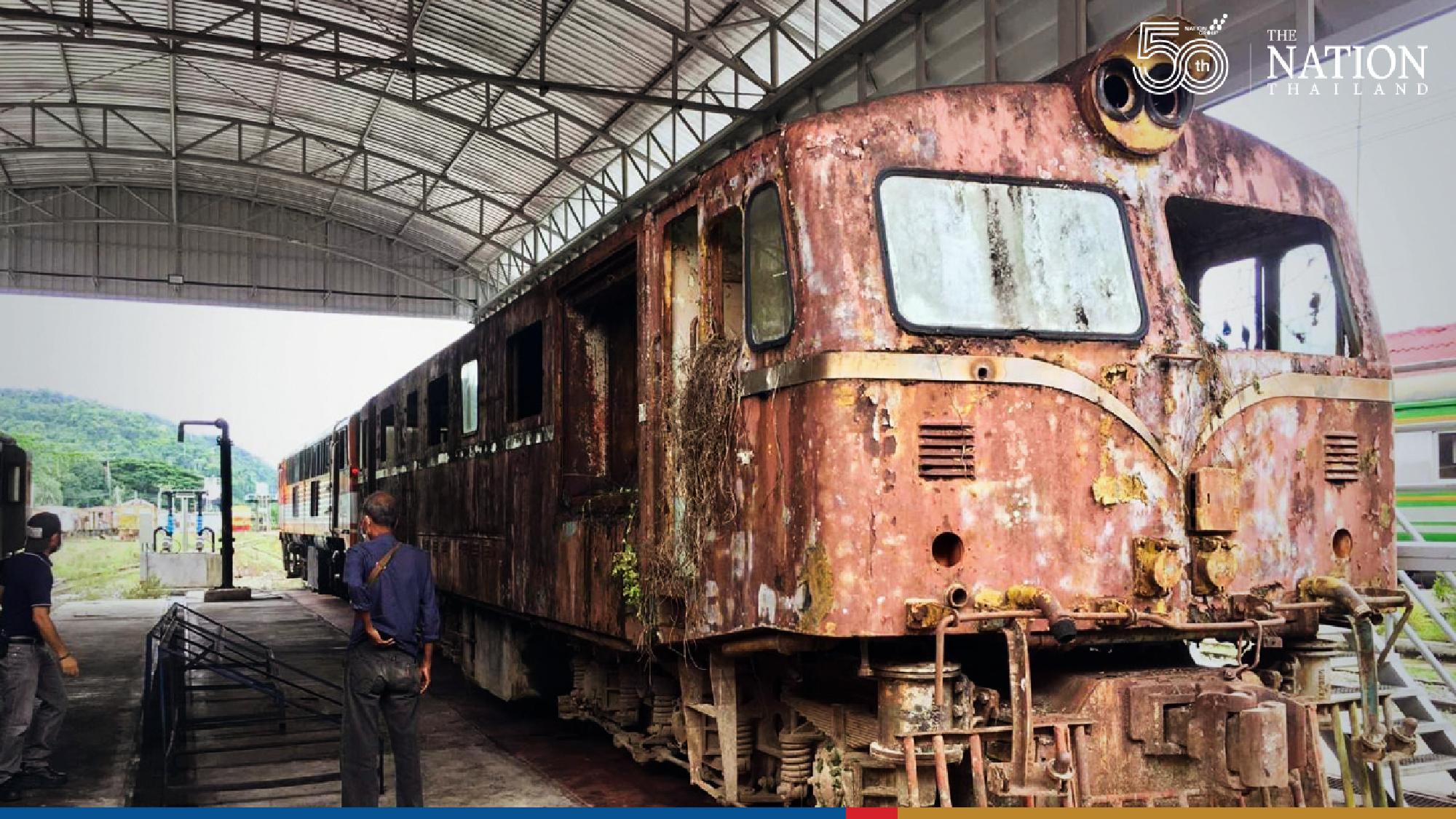 Relics of Thai railway history retrieved from the jungle