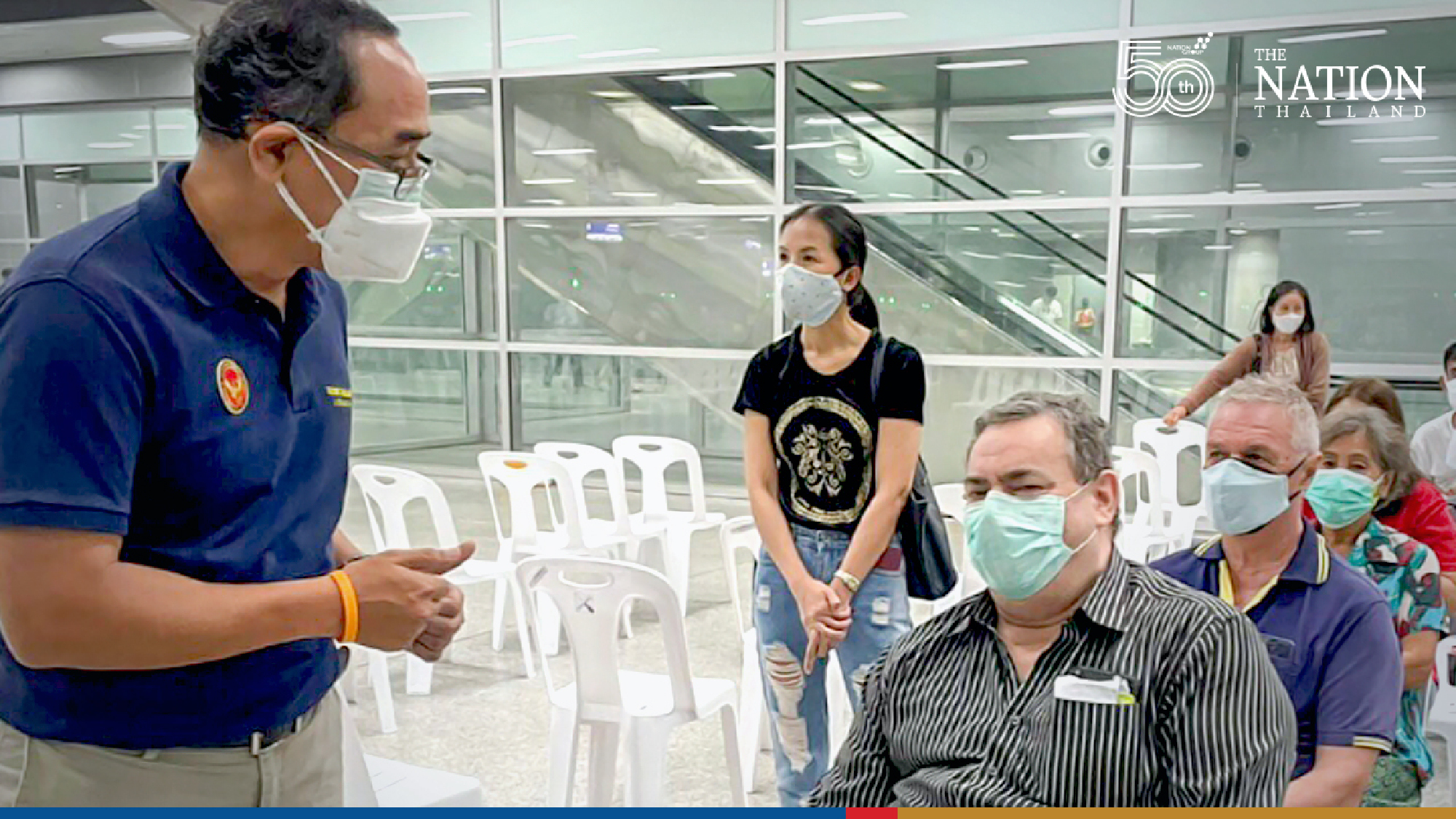Expats aged 60 and above can get their jab at Bang Sue Grand Station