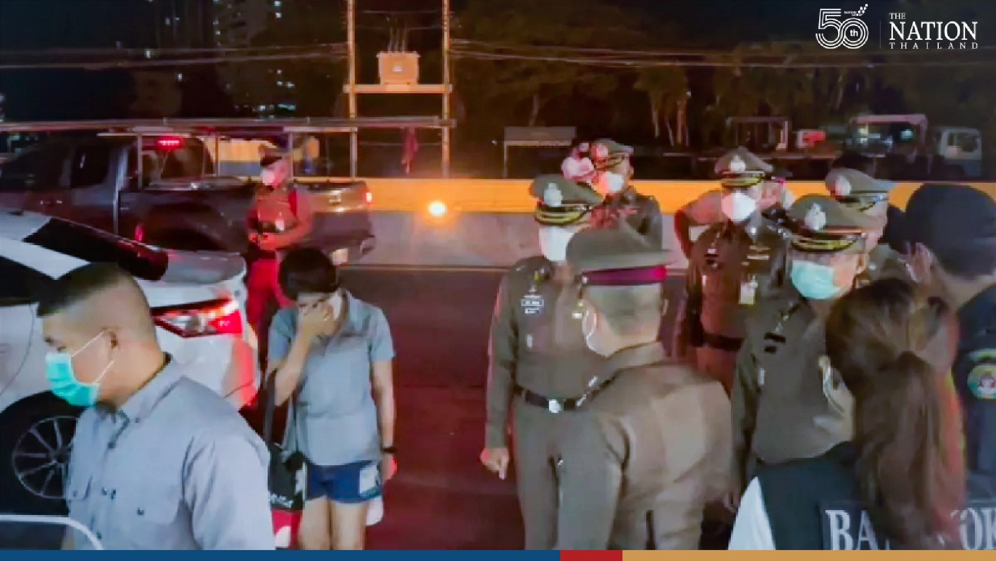 8 people arrested on first night of curfew in Greater Bangkok
