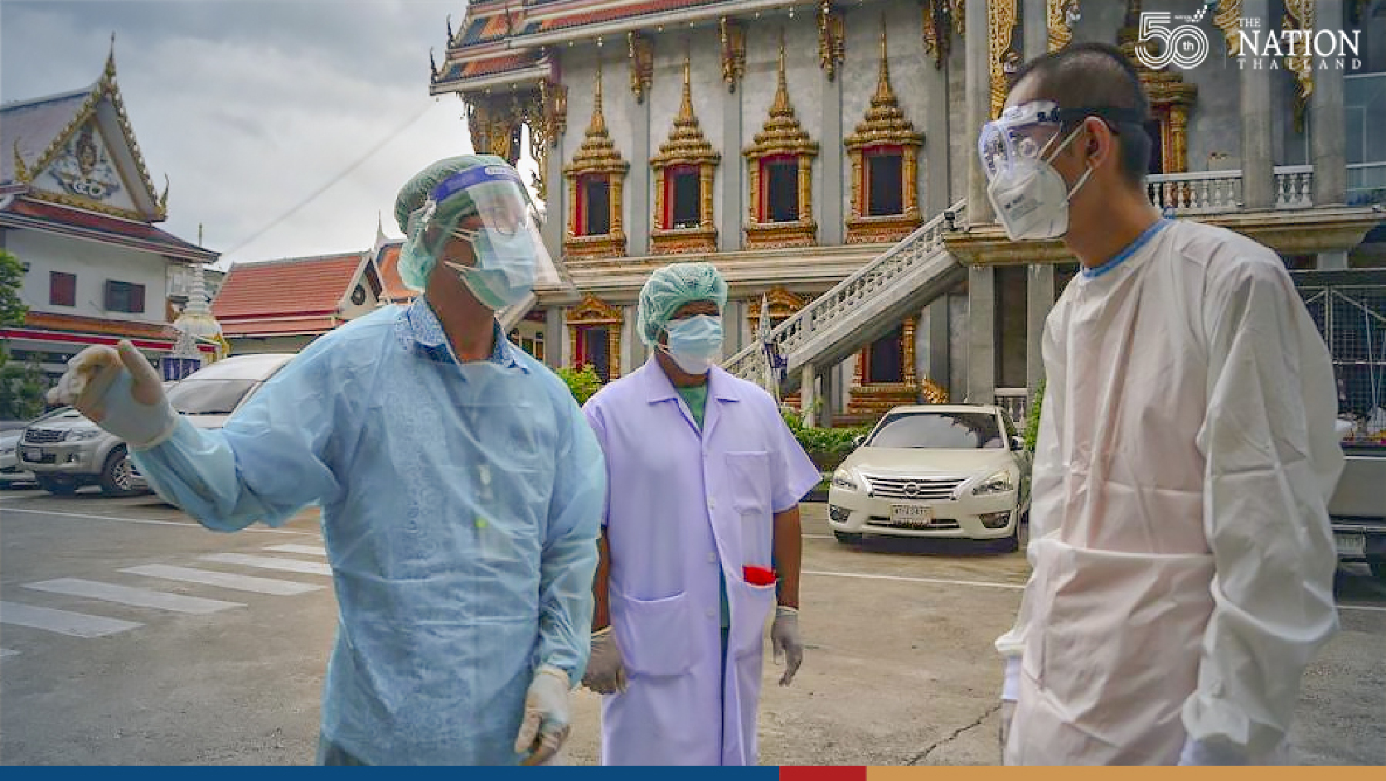 Monk on a mission: Bangkok monk dons PPE suit to tend to his flock