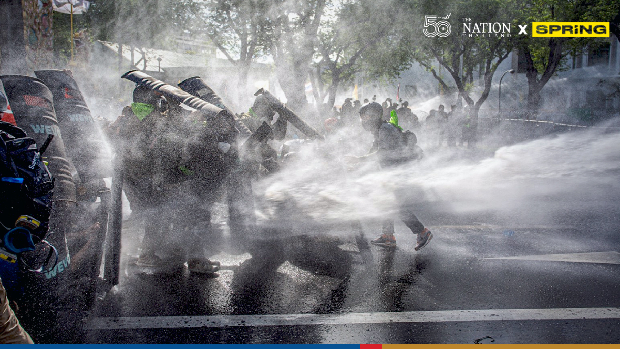 Police fire at pro-democracy protesters marching to Government House