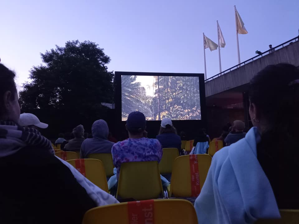 Prapat Jiwarangsan's Ploy was screened physically to audience of Berlin International Film Festival on 15 June. The outdoor screening at the rooftop terrace of Open Air Kino HKW was packed with audience. Copyright - Ulrich Ziemons