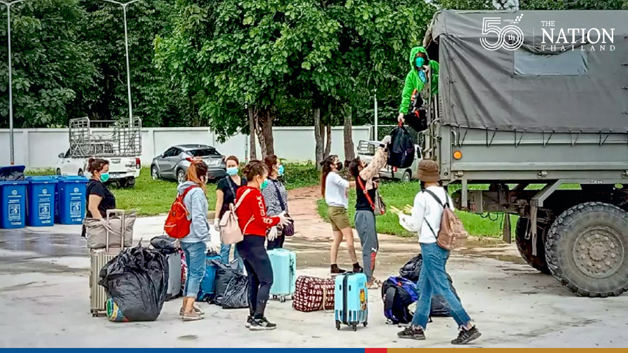 10 Thai women caught trying to sneak across from Myanmar