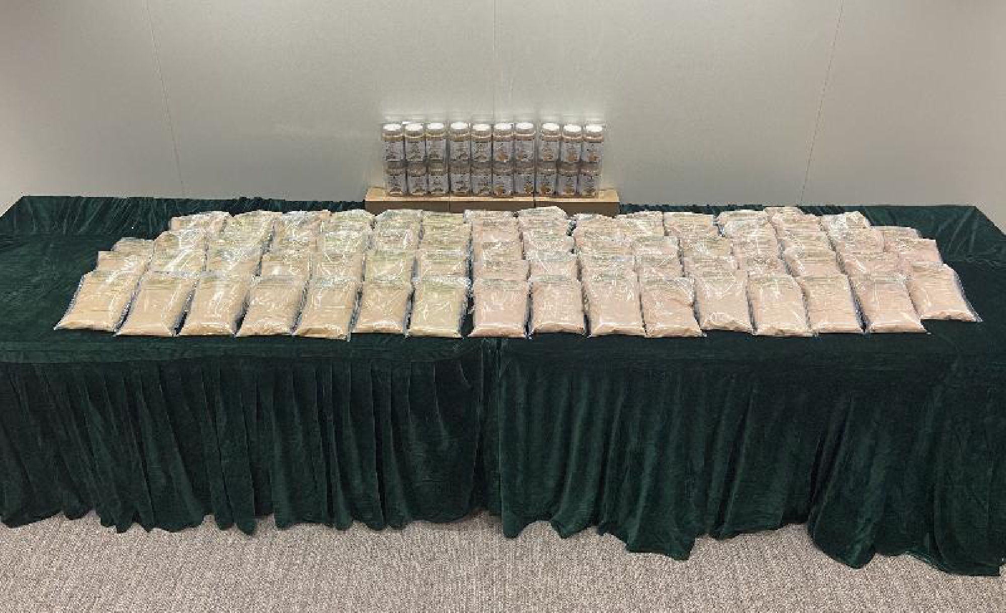 Hong Kong Customs finds 61kg of suspected heroin in snacks consignment from Thailand