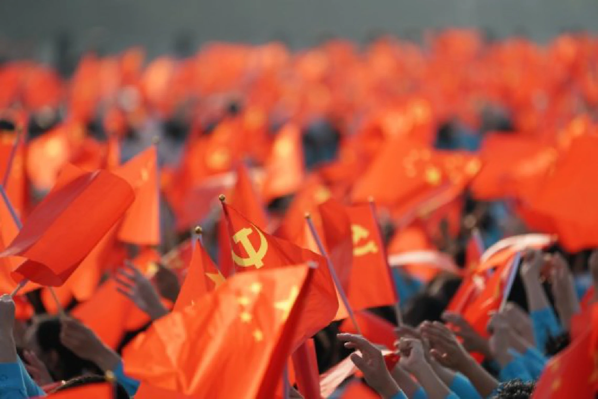 A ceremony marking the centenary of the Communist Party of China (CPC) is held at Tian'anmen Square in Beijing, capital of China, July 1, 2021. 