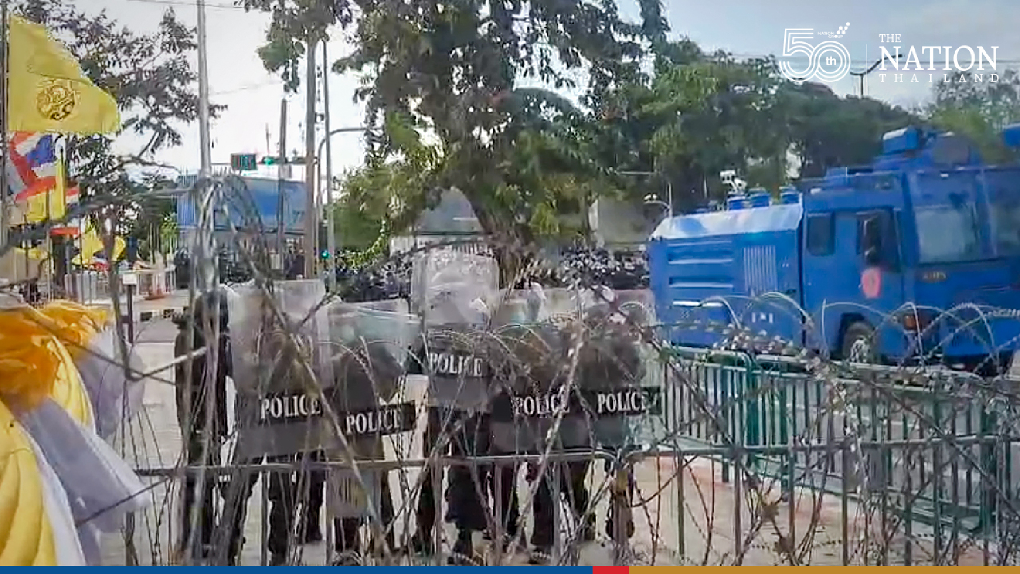 Police fire at pro-democracy protesters marching to Government House