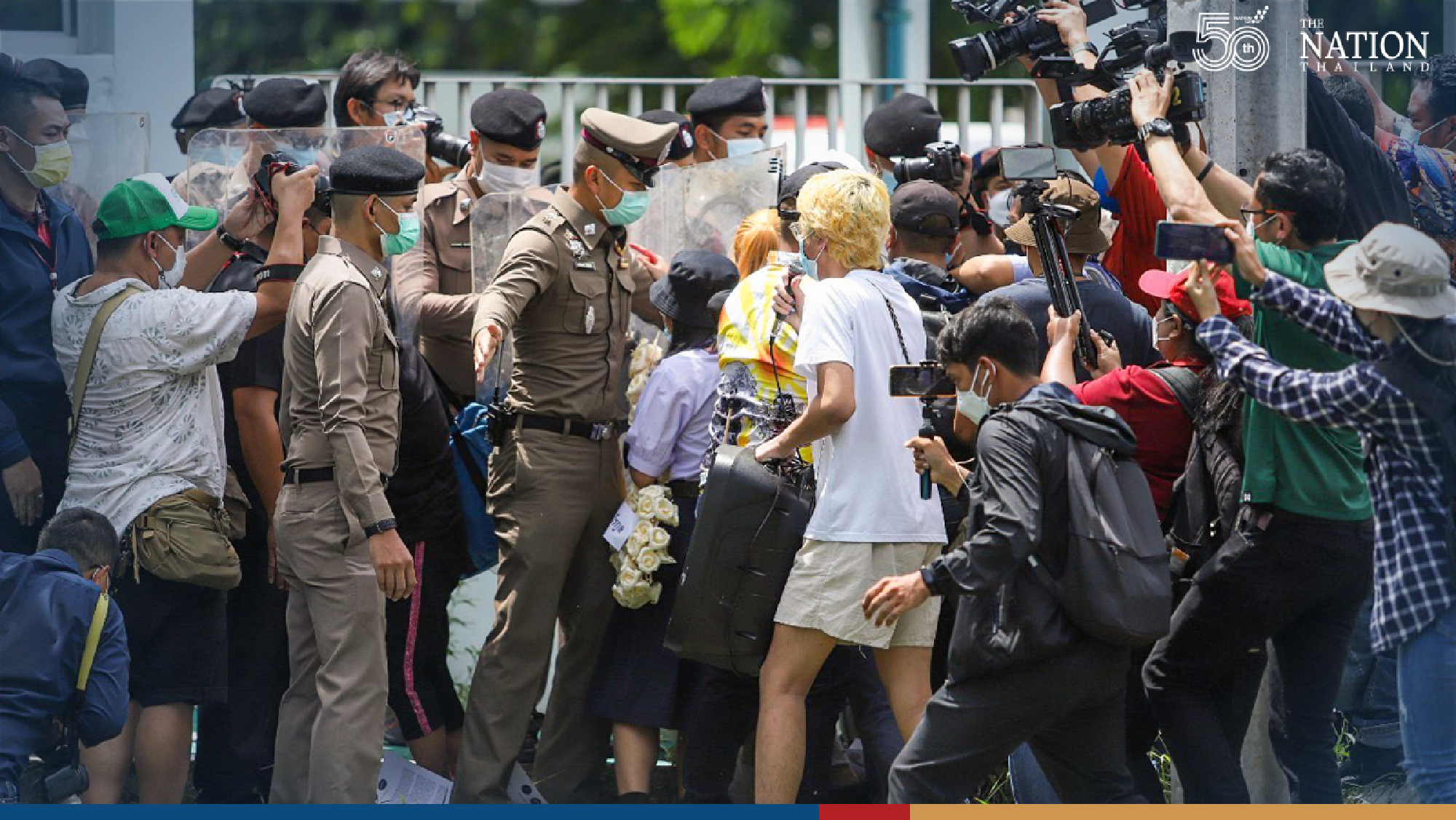 Protesters storm Public Health Ministry to demand better options for Covid-19 jabs